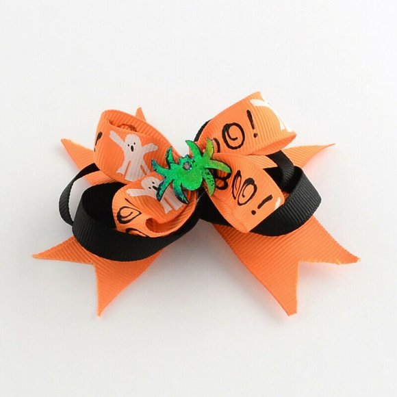 Halloween Hair Bows for Girls Halloween Gift for Daughter 6 Styles (10 of each) - Picture 3 of 12